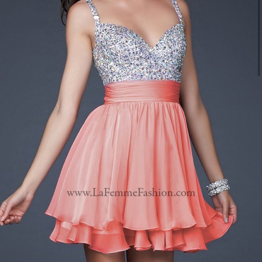 La femme junior prom dress